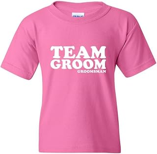 Team Groom Groomsman Wedding Statement Novelty Youth Kids T-Shirt Tee