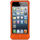 Amzer Silicone Jelly Skin Fit Case Cover for iPhone 5/ 5S, iPhone SE (Fits All Carriers) - Orange