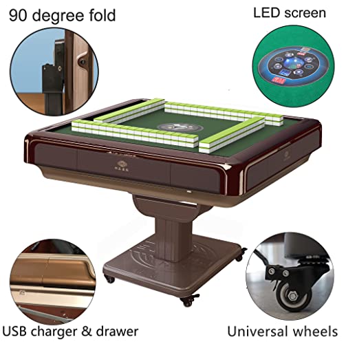 Mesa Automática Plegable de Mahjong con 2 Juegos y Cubierta Dura miniatura 6