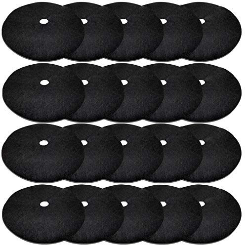 EBaokuup 20 Pack 16.5 Inch Non-Woven Tree Mulch Ring - Degradable Tree Protector Mat, Reusable Tree Weed Barrier Mat for Weed Control Root Protection