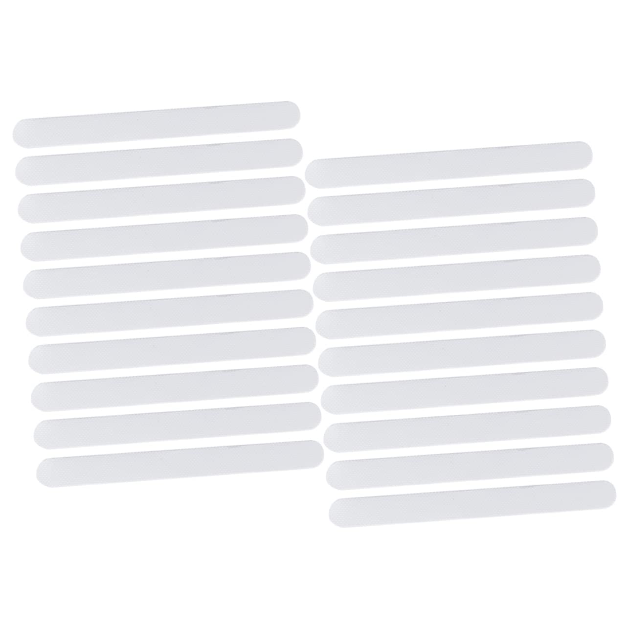 IWOWHERO 20Pcs Slip Shower Stickers Strong Adhesive Bathtub Skid Tape Non Slip Safety Decals for Bathroom Tubs Floors Stairs Easy Application Removal