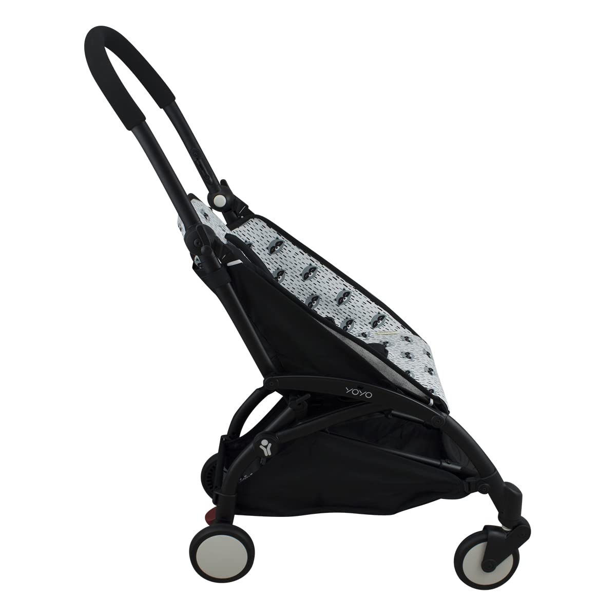 JYOKO KIDS Fodera imbottita per passeggino compatibile con YoYo Babyzen, 100% Cotone (Raccoon)