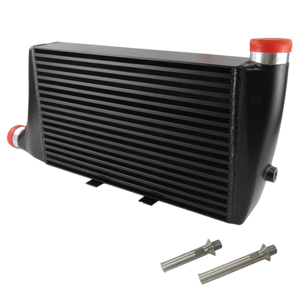 Hnznpwdgb Black Front Mount Intercooler Compatible With Lancer Evolution Evo X 2.0L Turbo Engine 2008–2015 Silver(Black)