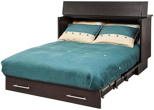 Miniatura 4 de Creden-ZzZ - Cama Queen con armario en café original