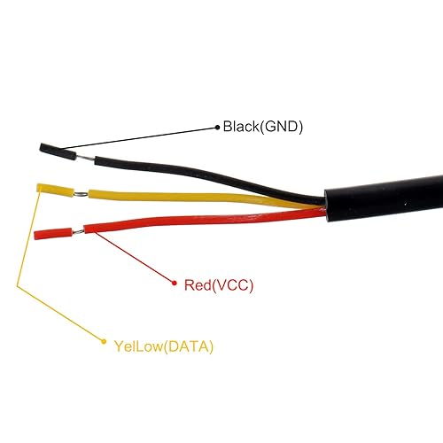 Miniatura 4 de BOJACK DS18B20 1M Sensor de temperatura Sonda de temperatura de acero inoxidable Paquete impermeable (paquete de 2)