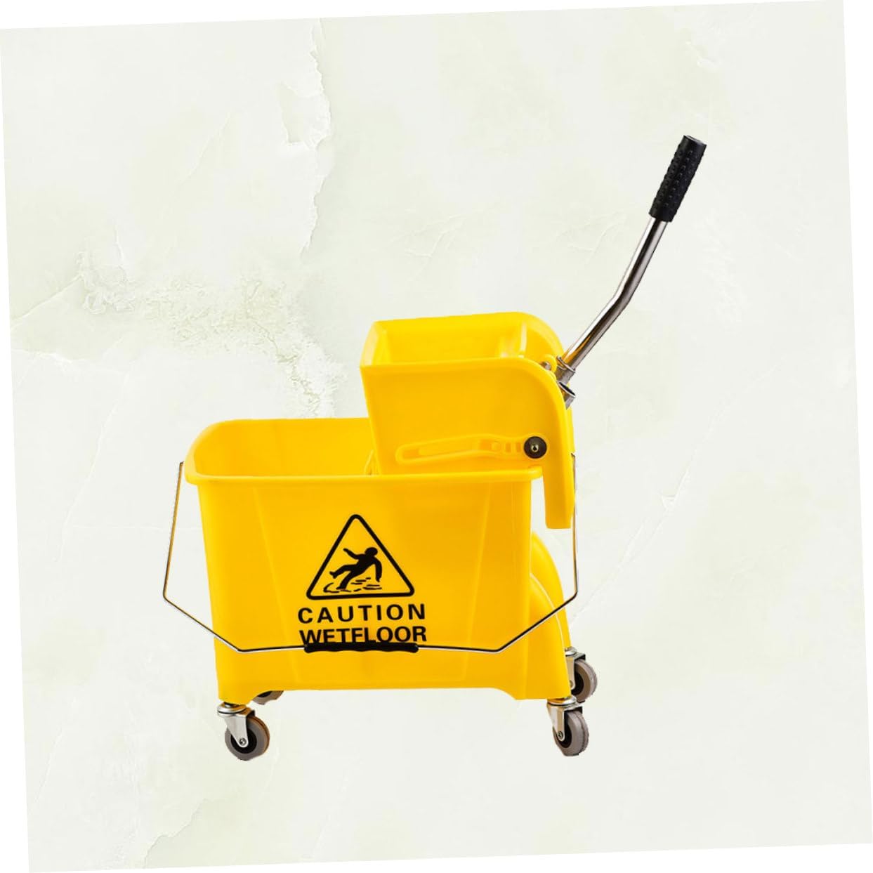 Vaguelly Mop Bucket Alternative Capacity Wheel Mop Bucket Side Press Design for Commercial Use