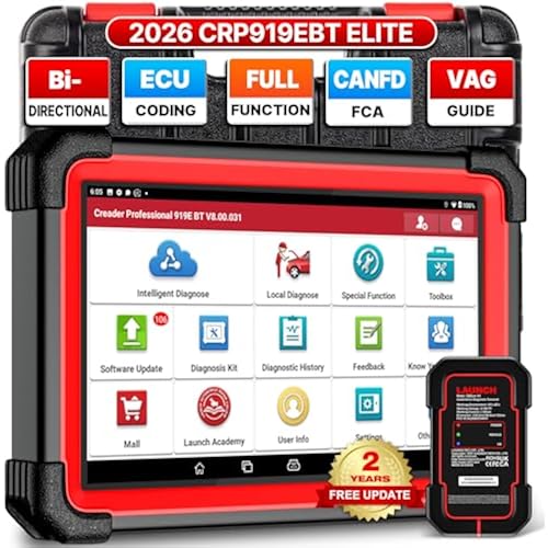 LAUNCH X431 CRP919EBT OBD2 Scanner, 2026 Wireless Bidirectional Scan Tool