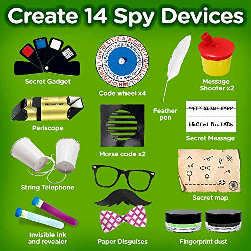 Learn & Climb SPY KIT-6570 Kids Spy Kit, Explore 15 Secret Missions & Create 14 Detective Gadgets thumb #1