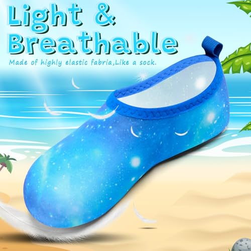 Image of VIFUUR Kids Water Shoes Girls Boys Quick Dry Aqua Socks for Beach Swim Outdoor Sports