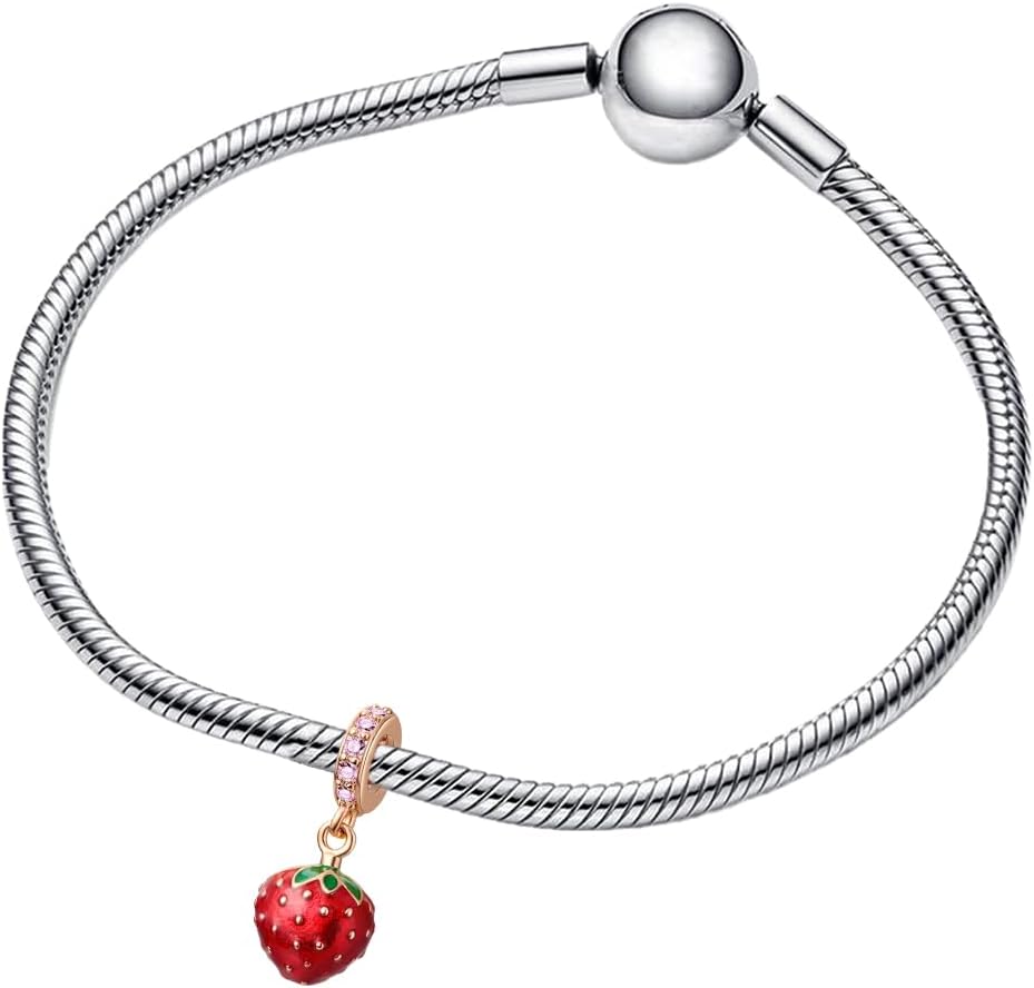 Cute Fashion Charms for Bracelets Necklaces 925 Sterling Silver with 5A Cubic Zirconia Love Heart Charms Jewelry Gift for Womens Mom - Image 6