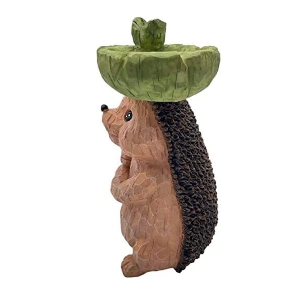 Mangiatoia Uccelli Mangiatoia per Uccelli in Resina per Decorazioni da Giardino Ciotola per Acqua per Riccio Artigianato Deko Giardino