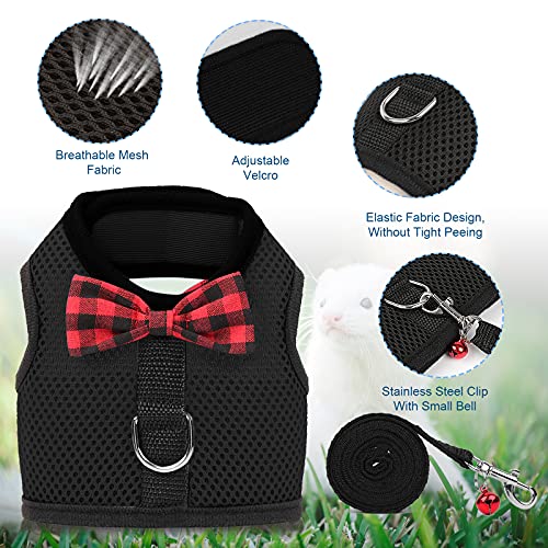 image for Rypet Animal Harness and Leash - Soft Mesh Pet Harness With Safe Bell,