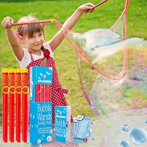 Atlasonix Riesen Seifenblasen Set 4er Pack
