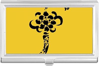 Chinese Knot Ink Painting Business Card Holder Case Pocket Box Wallet