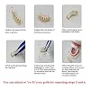 Psivika Gold Shiny Plated Hip Hop Teeth Grillz Caps Iced Out CZ Top and Bottom Vampire Fangs Grillz for Your Teeth for Men and Women
