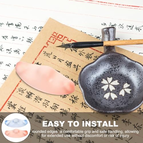 JEWEDECO 2 Adet Kaligrafi Yazı Aleti Dayanağı Suluboya Fırçası ve Kalem için Dekoratif Ağırlıklı Masa Düzenleyici - Görsel 3