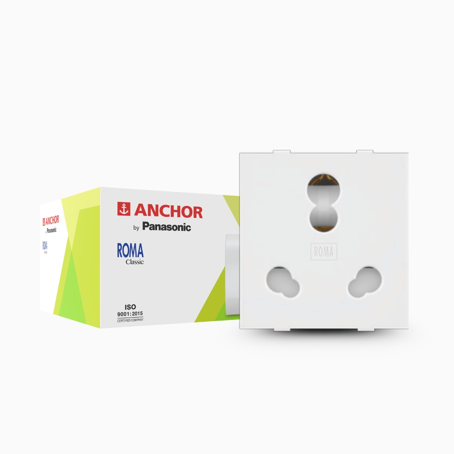 Anchor Roma Twin Socket Heavy Duty 30828, White, 10/20 amp 240V, (Pack of 10)-image-47