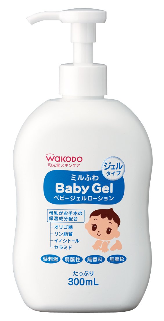 WAKODOJapan - Mill Fuwa baby gel lotion pump type 300ml