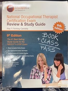 Paperback TherapyEd's National Occupational Therapy Certification Exam Review and Study Guide--9th edition Book