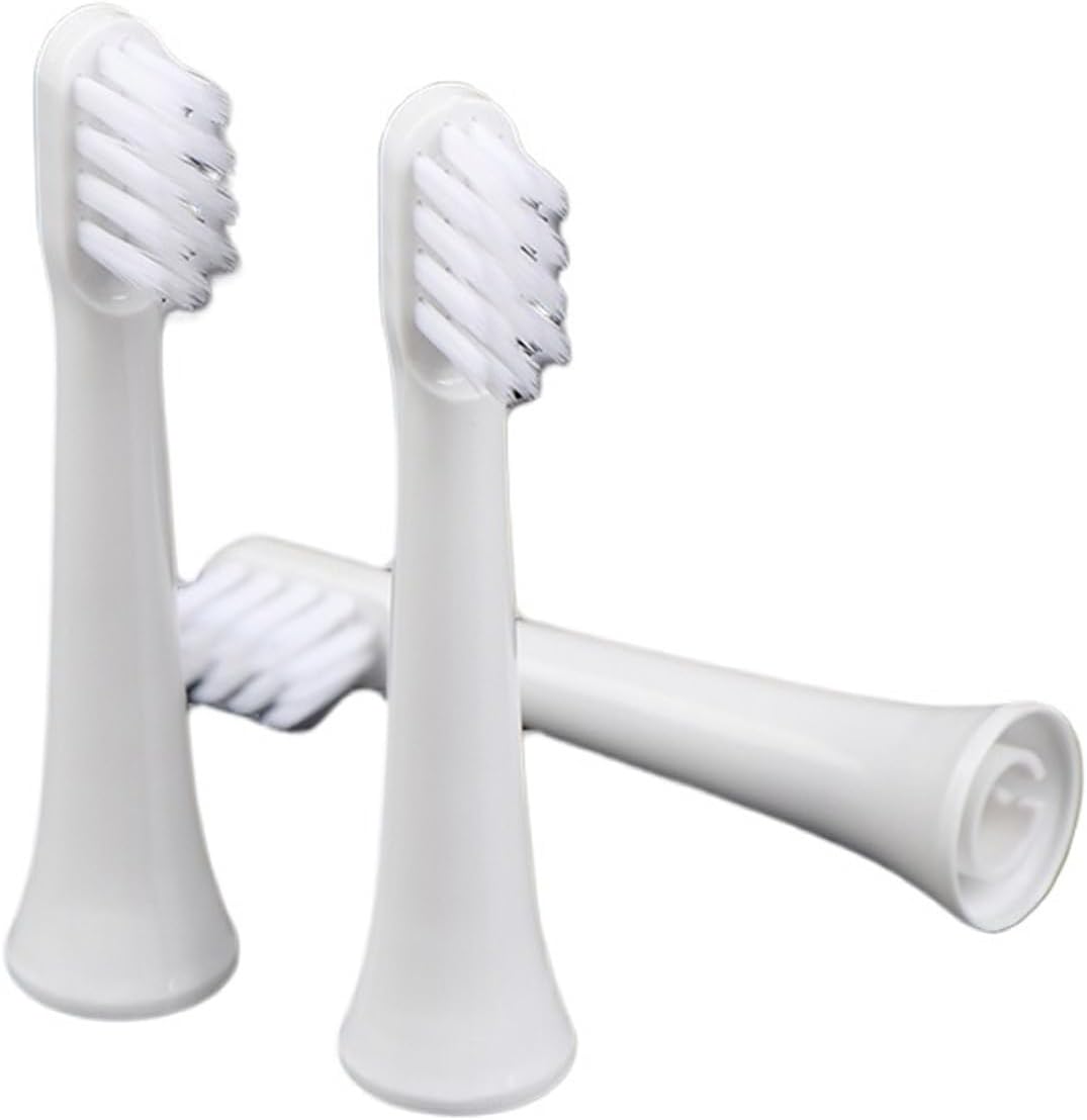 3Pcs Sonic Electric Toothbrush Replacement Heads for T100 Whitening Soft Bristle