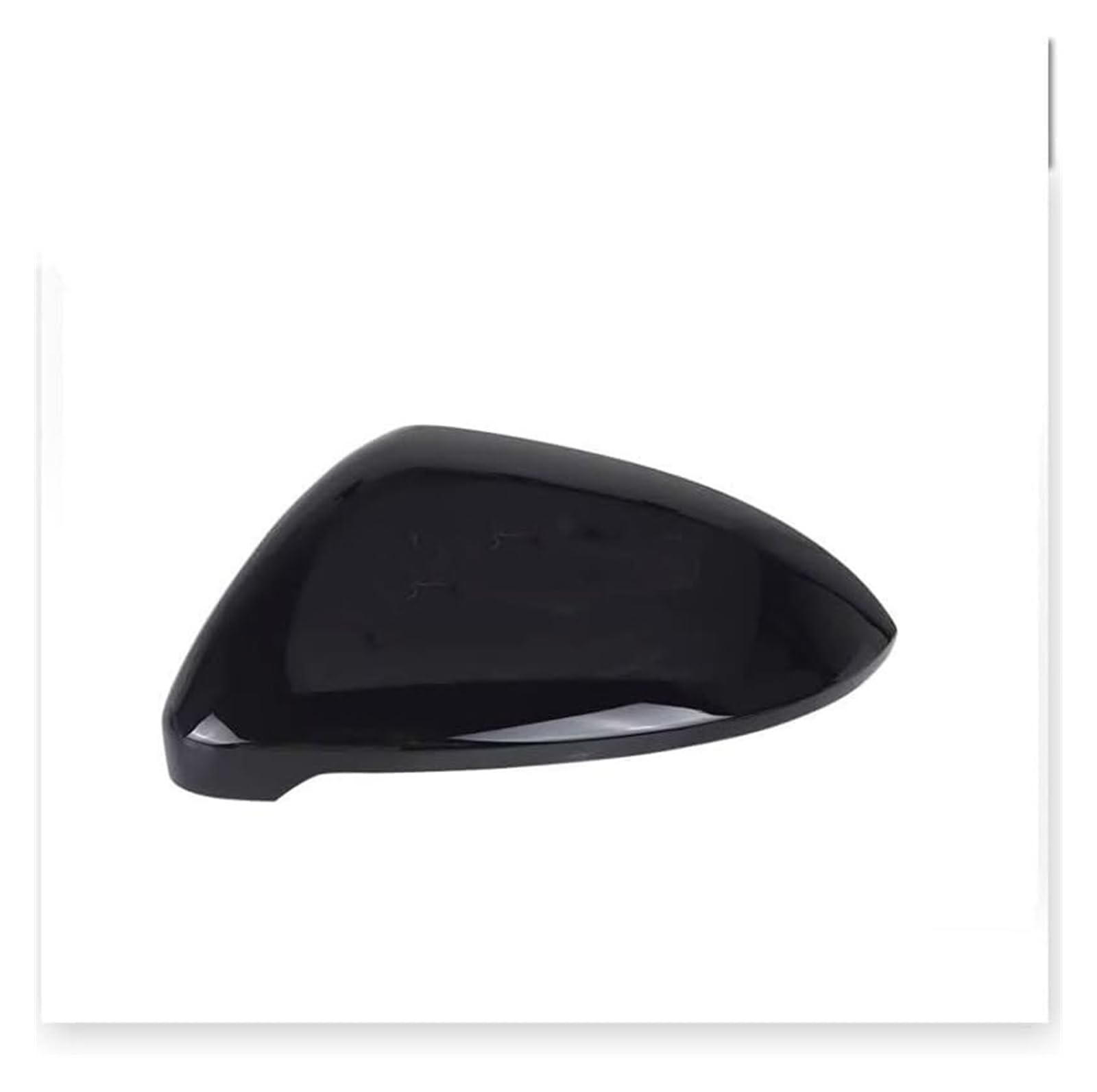 Door Mirror Cover Caps For VW For Golf MK7 7.5 GTD R GTI GTE VII For E-golf For Sportsvan 2013-2019 Auto Wing Mirror Cover Caps Black Side(Left)