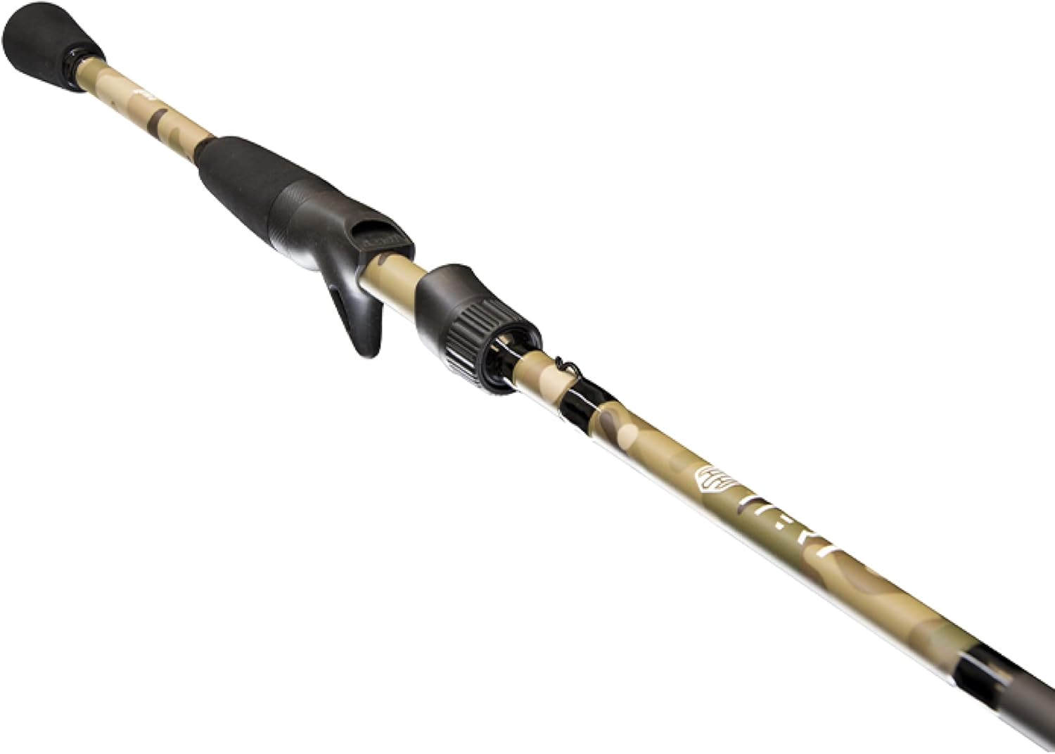 ( similar to stock photo) Lew's American Hero Tier 1 Casting Fishing Rod, 1-Piece Fishing Rod, Premium HM50 Graphite Blank, Split Grip EVA Handle, Multicam 6'10\"