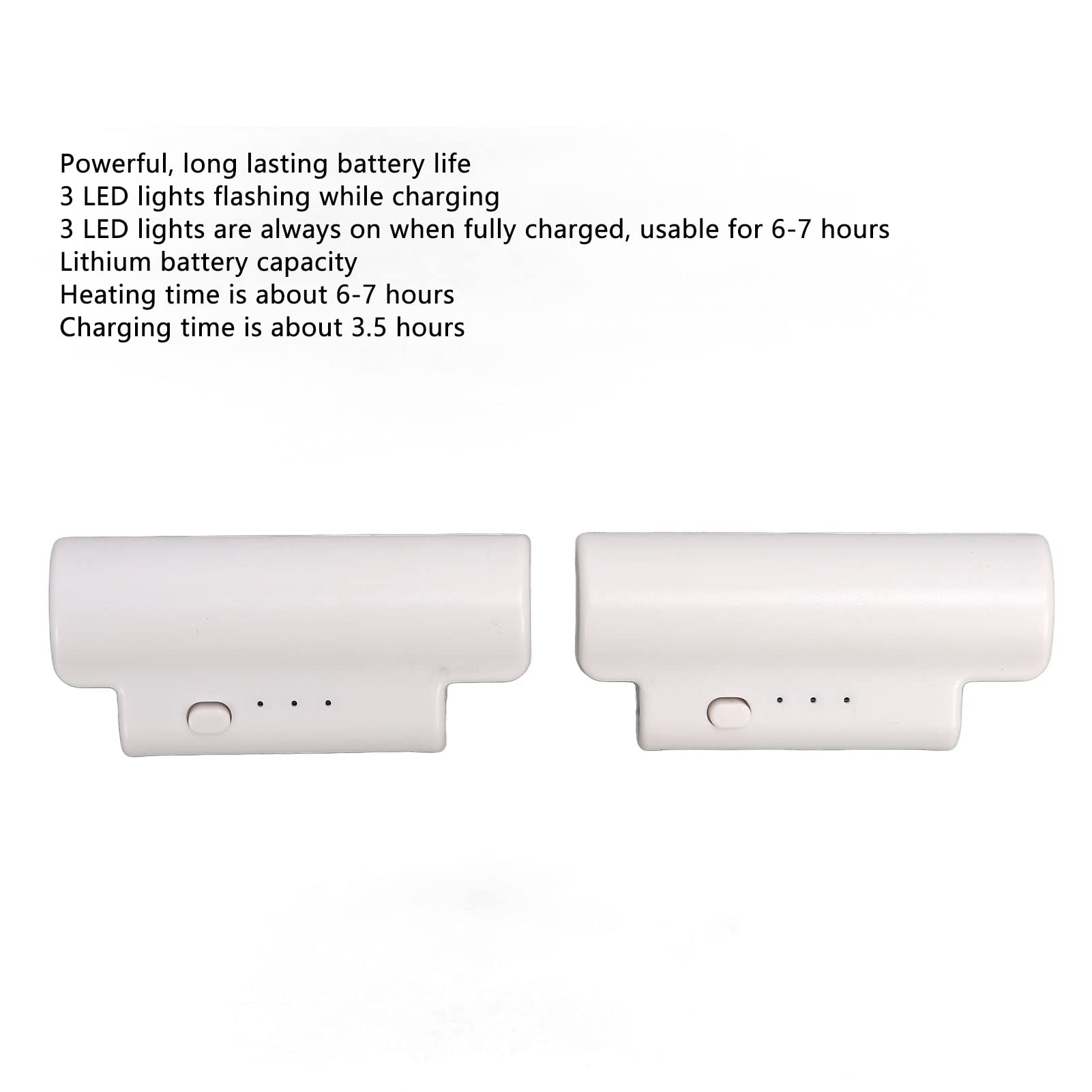 Chaussettes chauffantes électriques, 3 vitesses, température réglable, haute élasticité, lavables, batterie Rechargeable