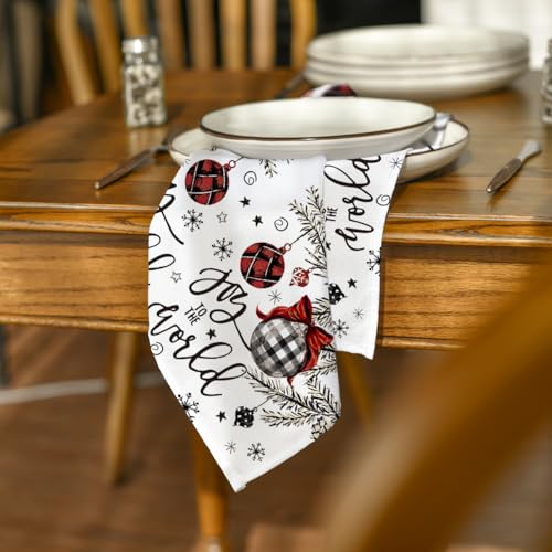 Servilletas de Tela Horaldaily Navidad 18x18 Inch Set 12 miniatura 5