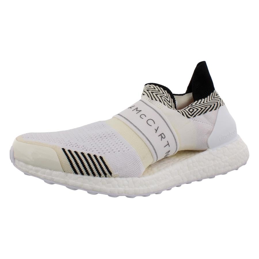 Image of adidas Ultraboost X 3.D. S. Womens Shoes Size 5, Color: Chalk White /Chalk White /Radiant Orange