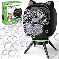Automatic Bubble Machine Rechargeable for Parties: Portable Bubble Maker with 500ML Large Tank for Celebrations Outdoor Party Weddings Birthdays Family Fun - Perfect for Kids Toddlers
