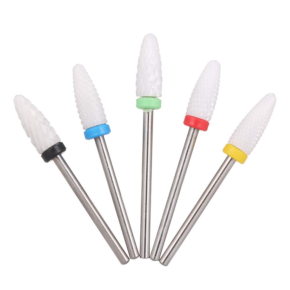 3/32'' Ceramic Grinding Head Nail Drill Bit for Nail Art Salon Tools Home Use Nail Tool 2