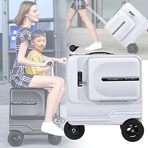 Valise à Roulettes Habitée De 24'' Pour Voyager Avec Votre Enfant, Stockage 48L Avec Roue Arrière De 6'', Batterie De Banque D'alimentation 73.26wh, Vitesse ​​​​​​​​​​​​de 8km/h, Croisière De 8-10Km Cover