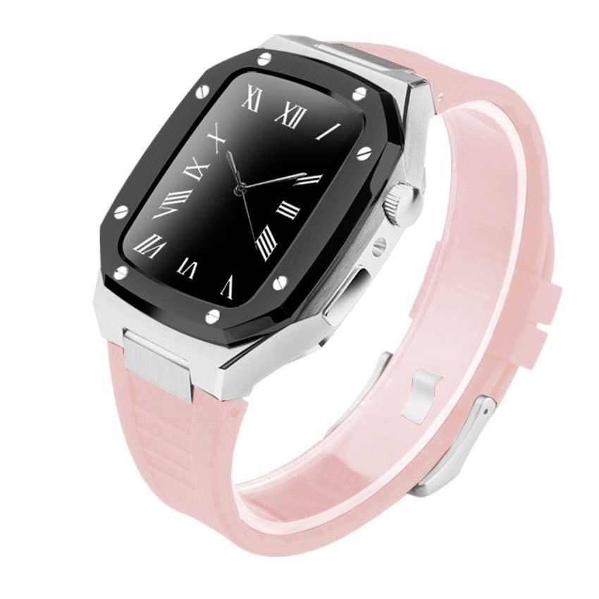 Kit de modification Apple Watch acier inoxydable avec cadre en métal