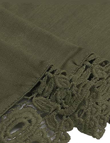 Arshiner Girls Casual Tunic Tops Long Sleeve Loose Soft Blouse T-Shirt For 4-13 Years B Army Green #TOP5