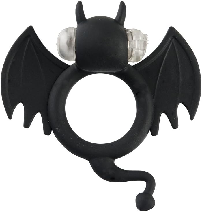 Shot Toys Badbat Silicone Cock Ring, Black