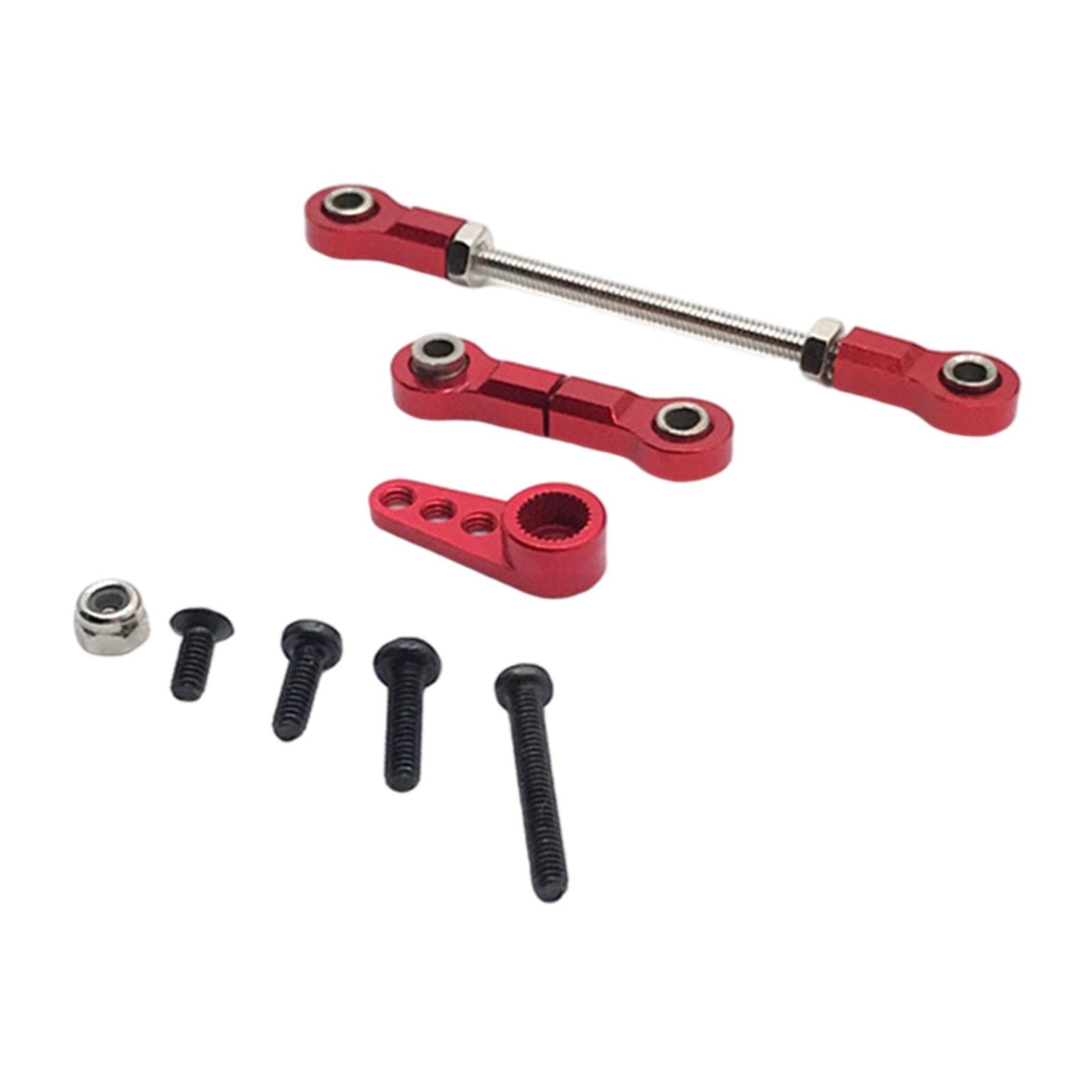 1/28 Rc Steering Pull Rod for Wl Toys K969 K979 Wl Toys K989 Rc Car Red-image-6