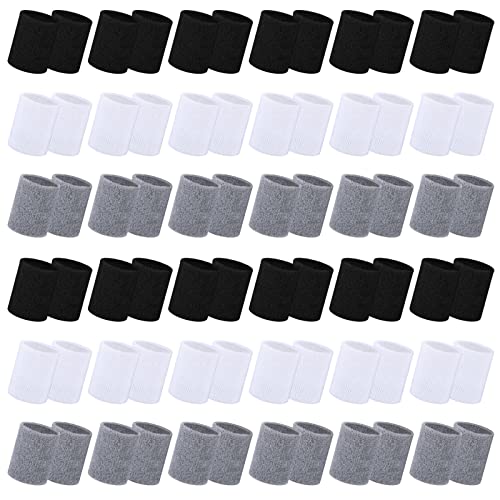 Leyndo IFS-LEYNDO-147 72 Pcs Absorbent Cotton Wristbands cover