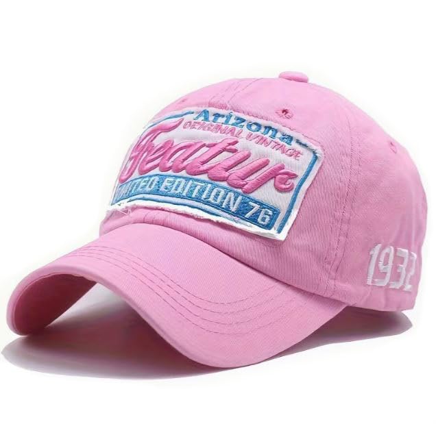 Casquette de baseball pour l'extérieur ajustable en toile de coton souple