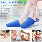 AOOWU Foot Ice Pack Slippers, 2 Pack Hot Cold Therapy Gel Slippers for Plantar Fasciitis, Neuropathy Pain Relief, Diabetic Foot, Chemotherapy, Toe Pain, Swollen Feet, Gout - Image 4