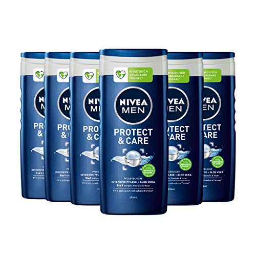Gel de ducha hidratante NIVEA MEN con aloe vera para una piel masculina cuidada