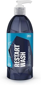 Gyeon Restart Wash Ceramic Coating Maintenance Shampoo Removes Iron Contaminants Restores Hydrophobic Properties High Lubrication pH Balanced Safe Car Wash Soap for Coated Paint Wheels Exterior