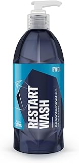 Gyeon Restart Wash Ceramic Coating Maintenance Shampoo Removes Iron Contaminants Restores Hydrophobic Properties High Lubrication pH Balanced Safe Car Wash Soap for Coated Paint Wheels Exterior