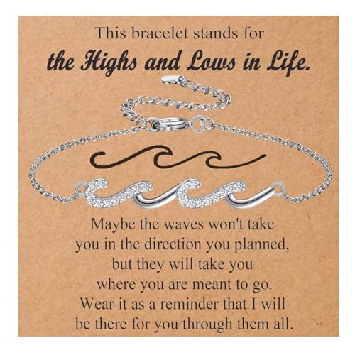 Inspirational Gifts for Women, Get Well Gifts, Thinking of You Cheer Up Bracelet for Birthday Anniversary Christmas