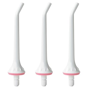 نصائح الاستبدال لـ Oralfree و Nicwell و Nicefeel و COSLUS و Mospro و Zerhunt Water Flosser و Oral Irrigator Jet Tip Nozzel White و 3 Pack