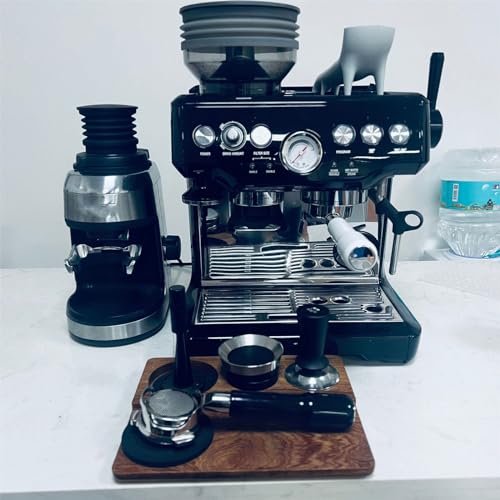 Jazuaiao Innovative Coffee Machine Upgrade with Natural Handle and Bottomless Portafilter for Espresso Brewing - Image 9