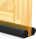 Everlasting Comfort Under Door Draft Excluder - Thicker 5cm Foam Strip Blocks 50% More Noise and Wind - Seal Bottom of Doors 76cm to 91cm - Double Sided Interior Door Draught Stopper, Blocker, Guard
