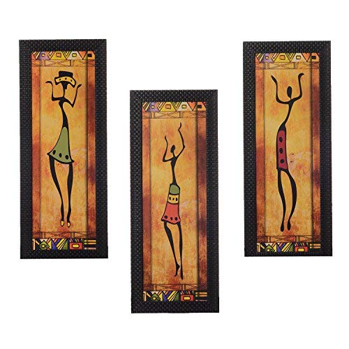 Ensemble tribal dame Frienemy 486 avec 3 statuettes en satin et mat UV
