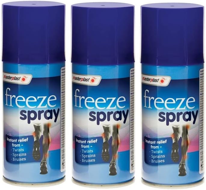 3X 150ml Freeze Spray for Muscle Sprains & Sports Injury Instant Relief, Muscle Pain Treatment Injury Pain Relief