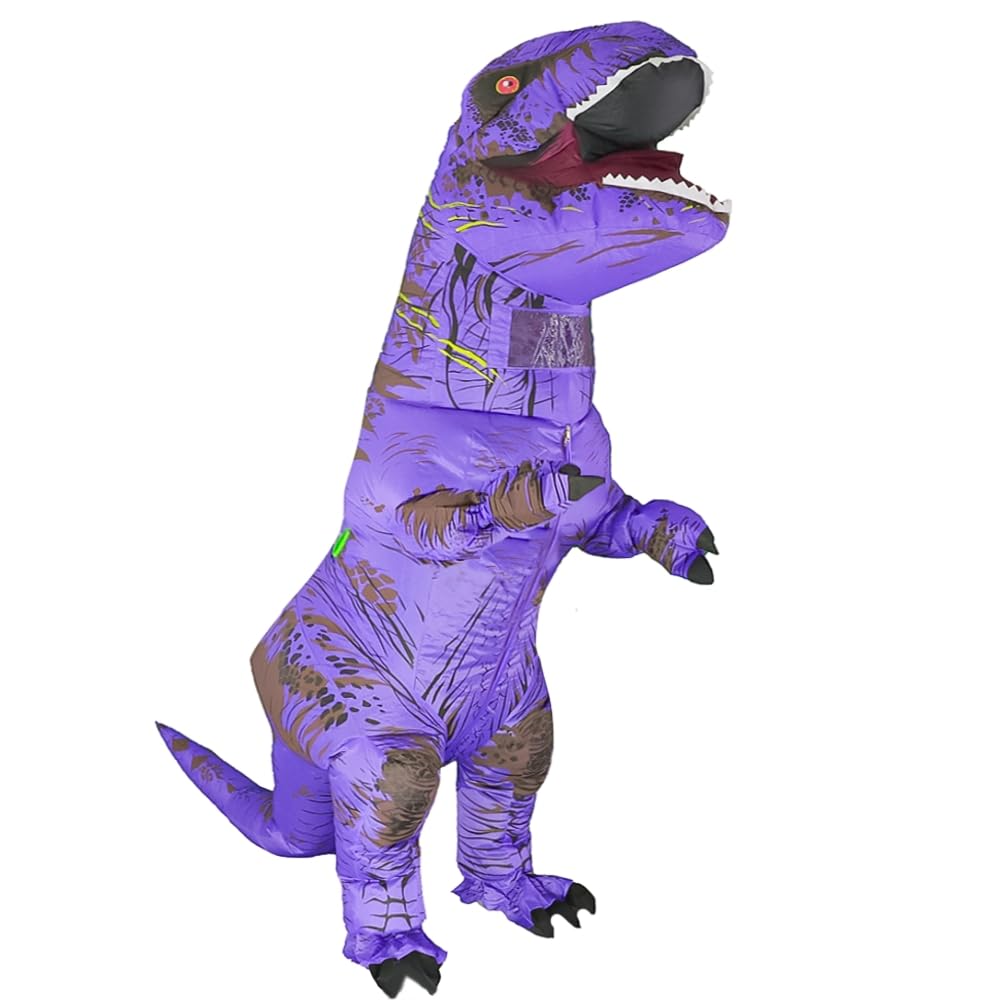 Inflatable Dinosaur Costume for Adults Blow up T-rex Costume Funny Party Dino Costume Fancy Halloween Costume Suit
