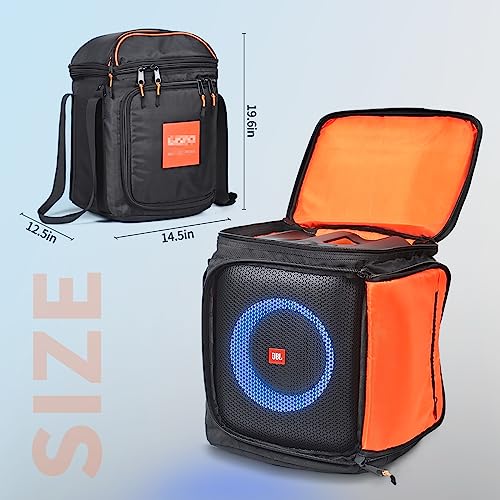 OUKNAK Speaker Bag Travel Case Replacement for JBL Party Box Series, Portable Speaker Carry Tote Bag Backpack for JBL Encore Essential/Essential 2 Speaker (For JBL partybox Encore Essential)